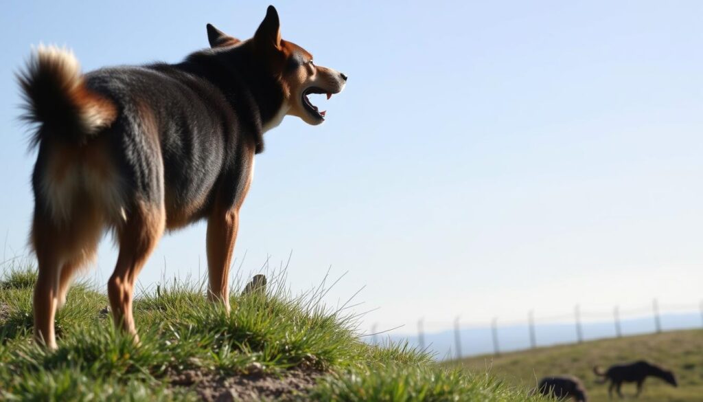 territorial barking